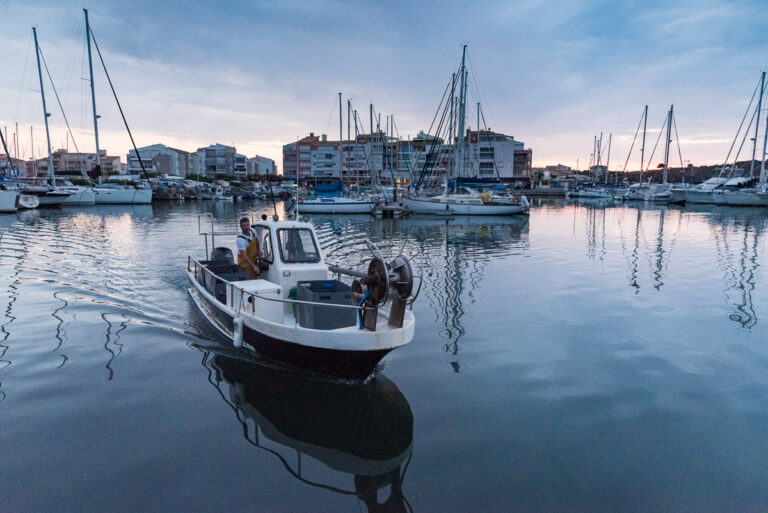 Filet maillant au Cap d'Agde © Henri Comte